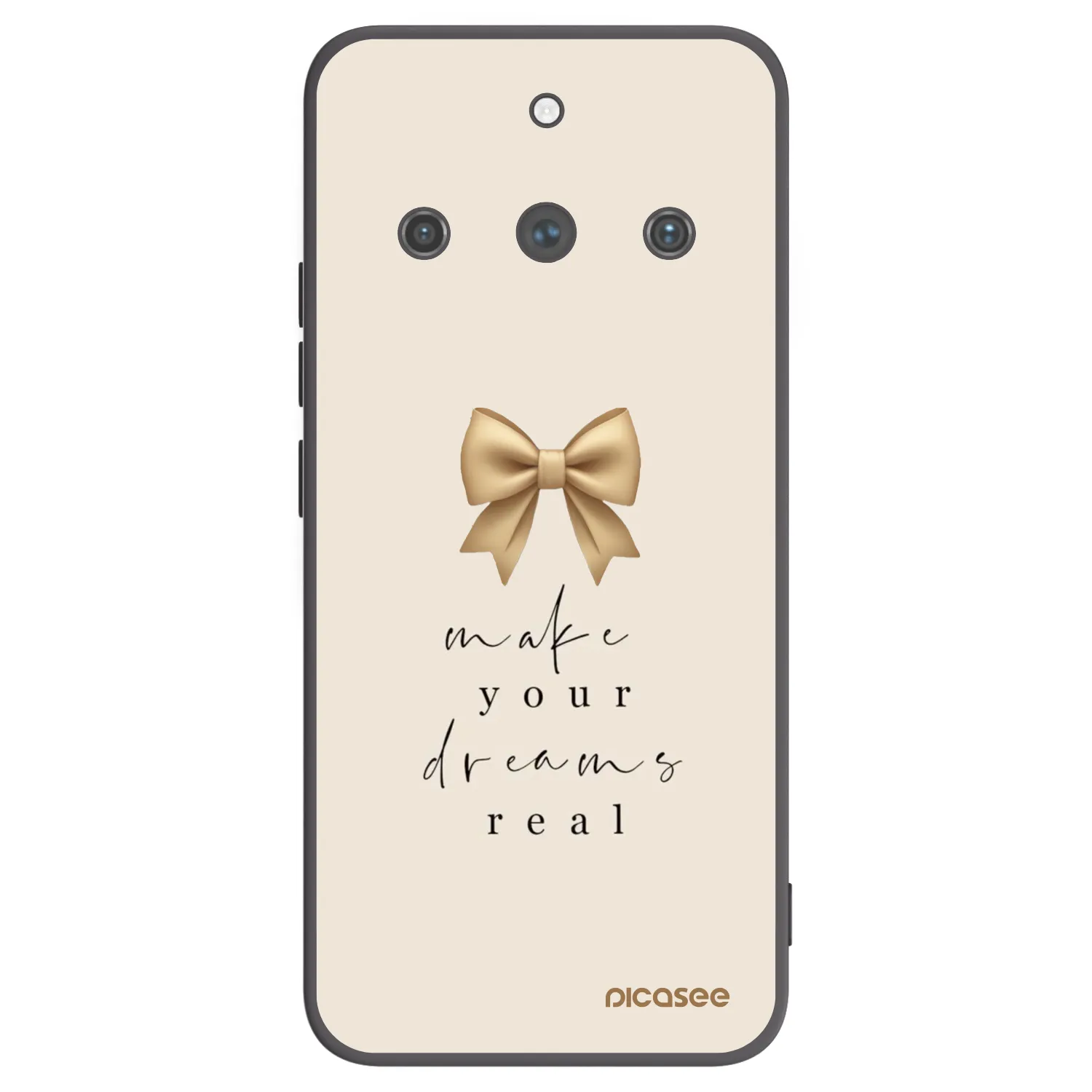 Picasee husă neagră din silicon pentru Realme 11 Pro+ - Golden Dream