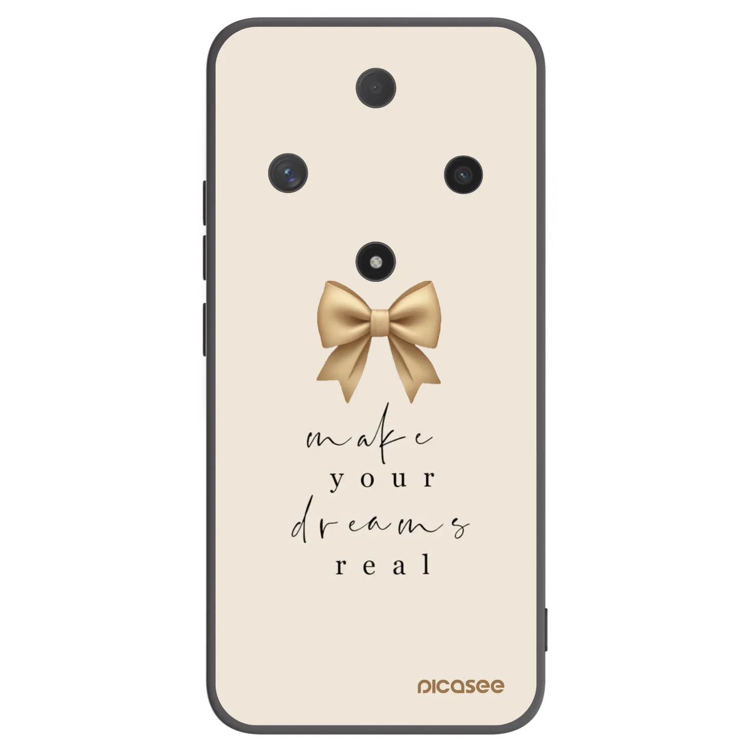 Picasee husă neagră din silicon pentru Honor Magic6 Lite 5G - Golden Dream