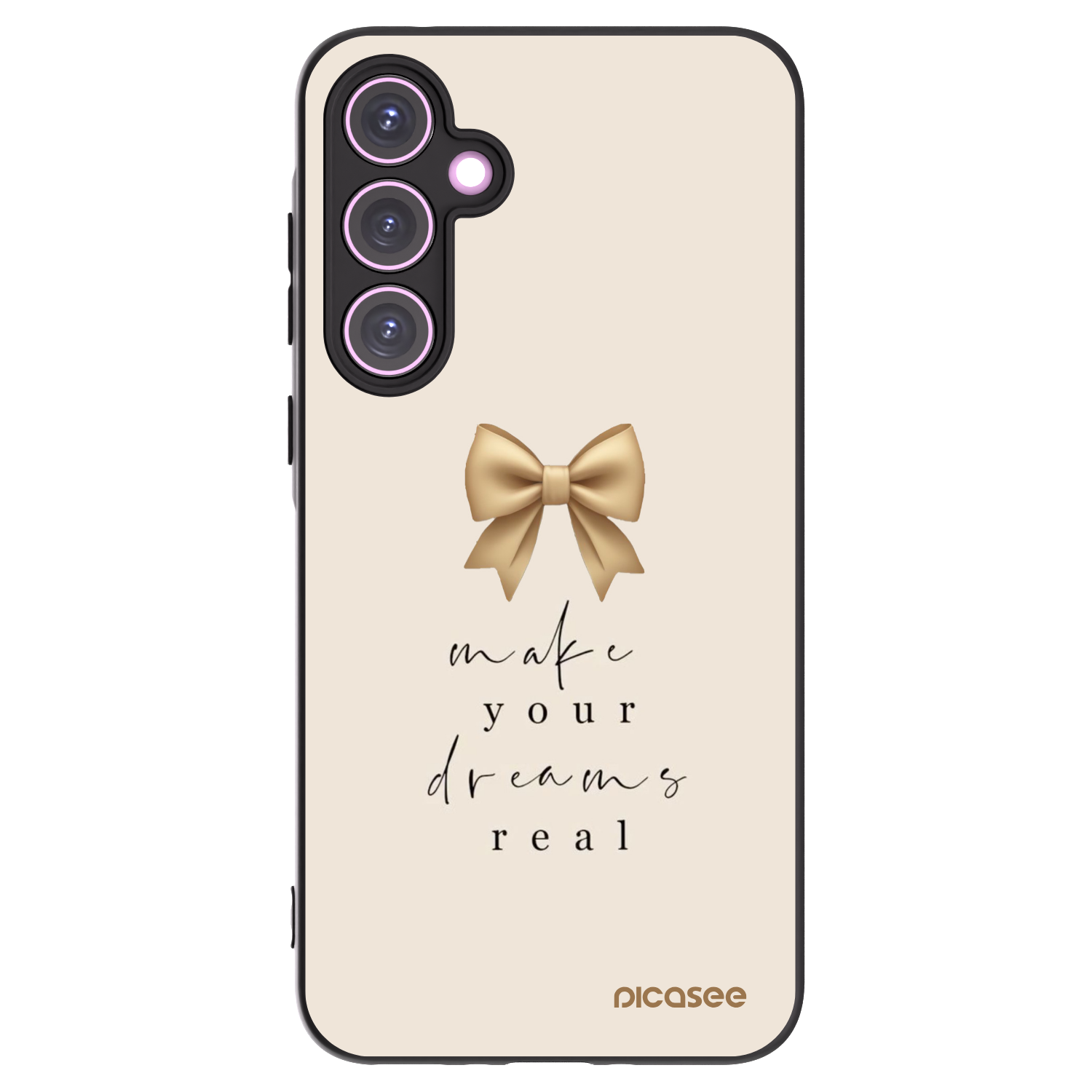 Picasee husă neagră din silicon pentru Samsung Galaxy A35 5G A356B - Golden Dream