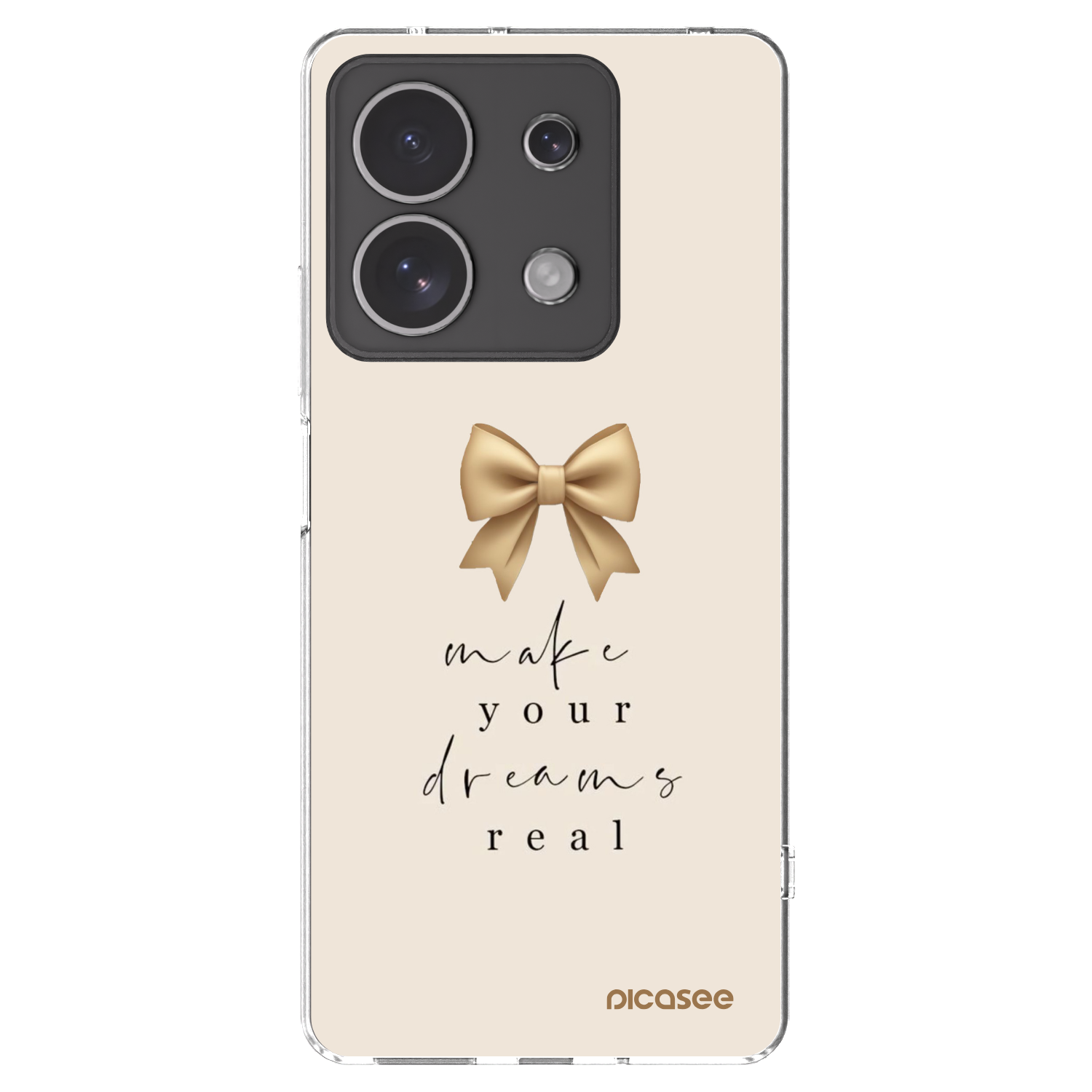 Picasee husă transparentă din silicon pentru Xiaomi Redmi Note 13 4G - Golden Dream