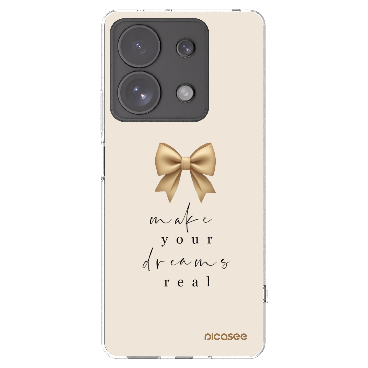 Picasee husă transparentă din silicon pentru Xiaomi Redmi Note 13 Pro 4G - Golden Dream