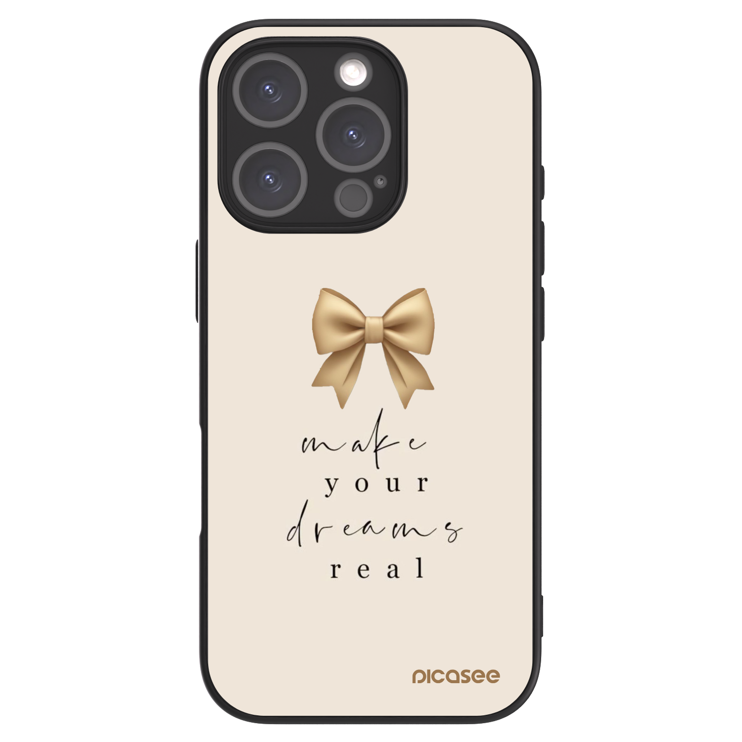 Picasee ULTIMATE CASE MagSafe pentru Apple iPhone 16 Pro - Golden Dream
