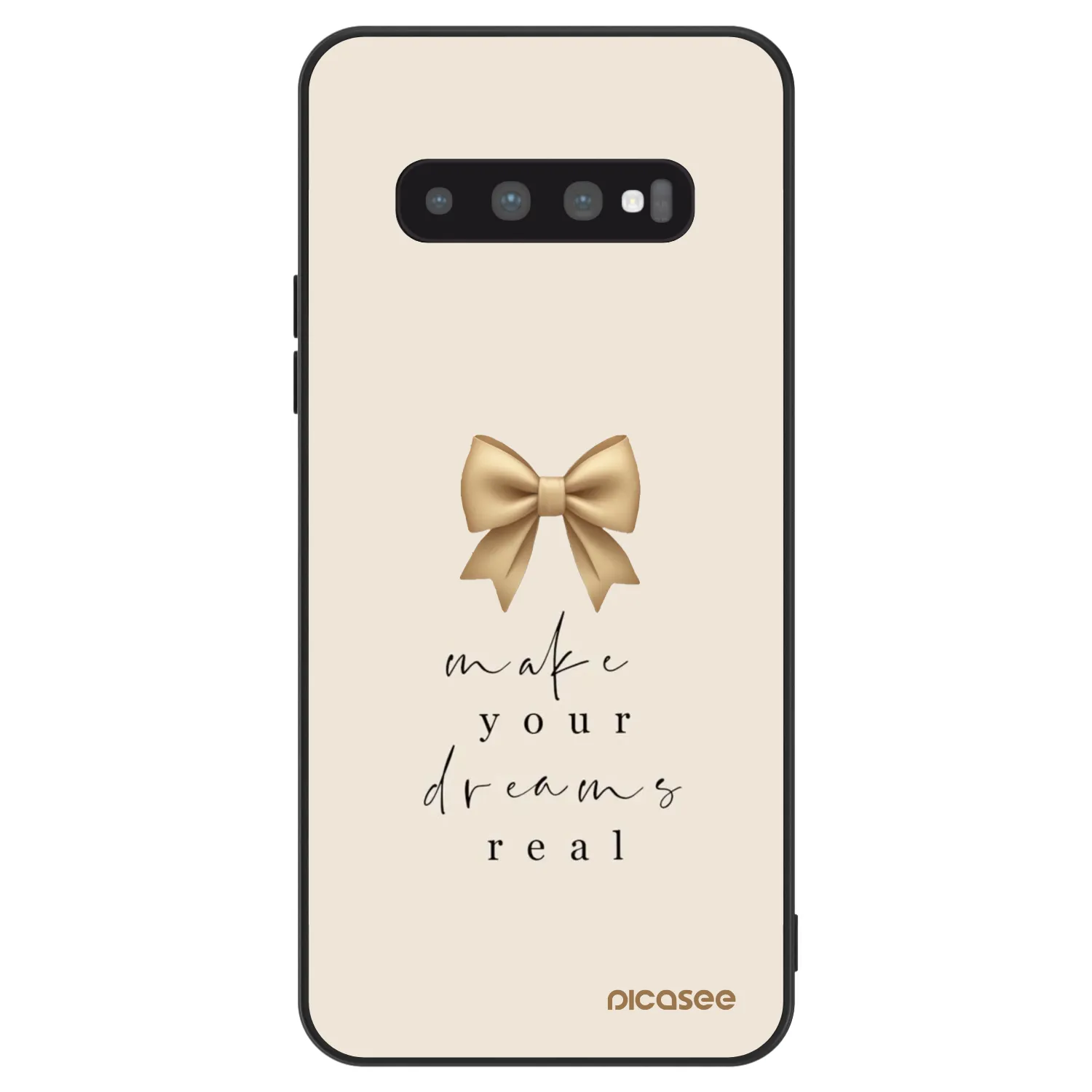 Picasee ULTIMATE CASE pentru Samsung Galaxy S10 Plus G975 - Golden Dream