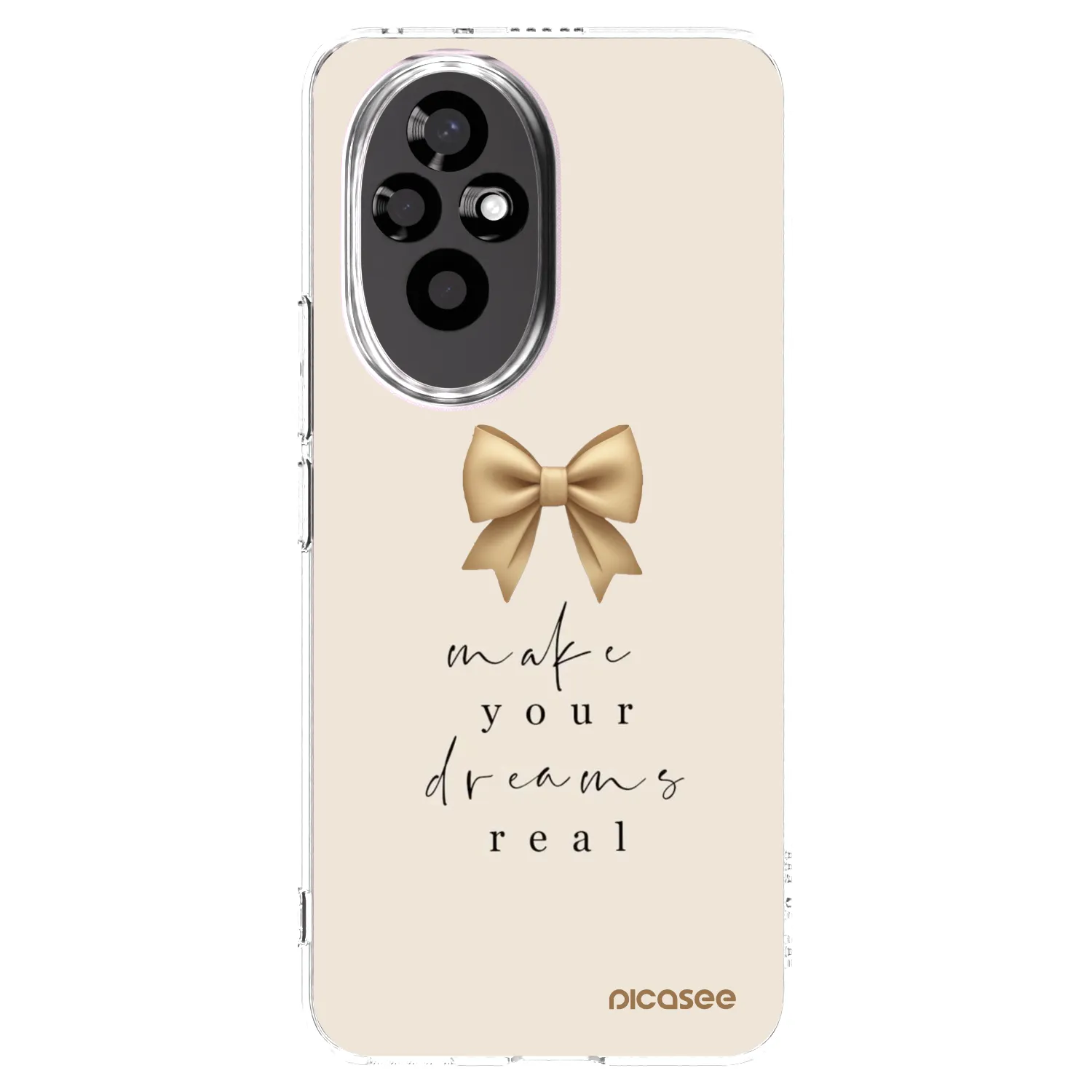 Picasee husă transparentă din silicon pentru Honor 200 Pro 5G - Golden Dream
