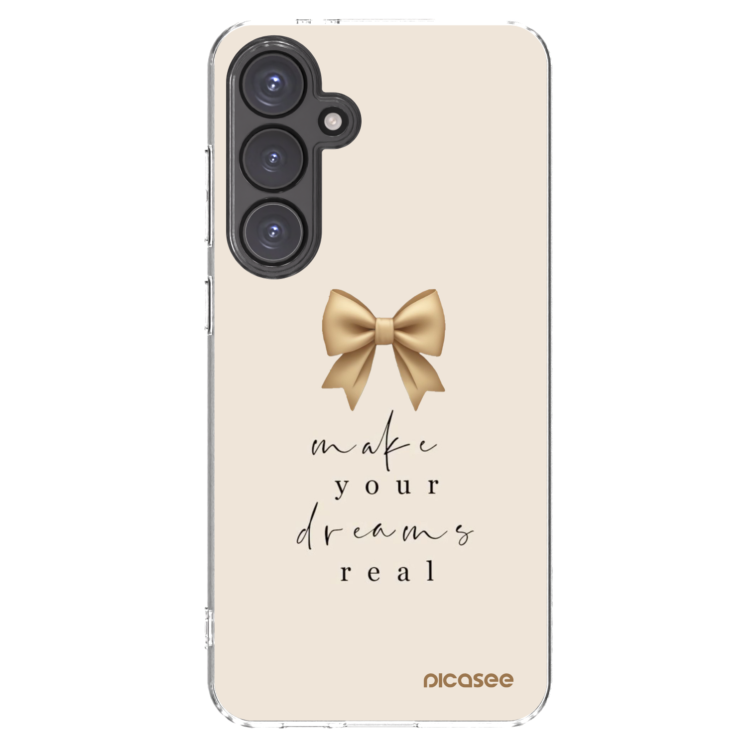Picasee husă transparentă din silicon pentru Samsung Galaxy S24 FE S721B - Golden Dream