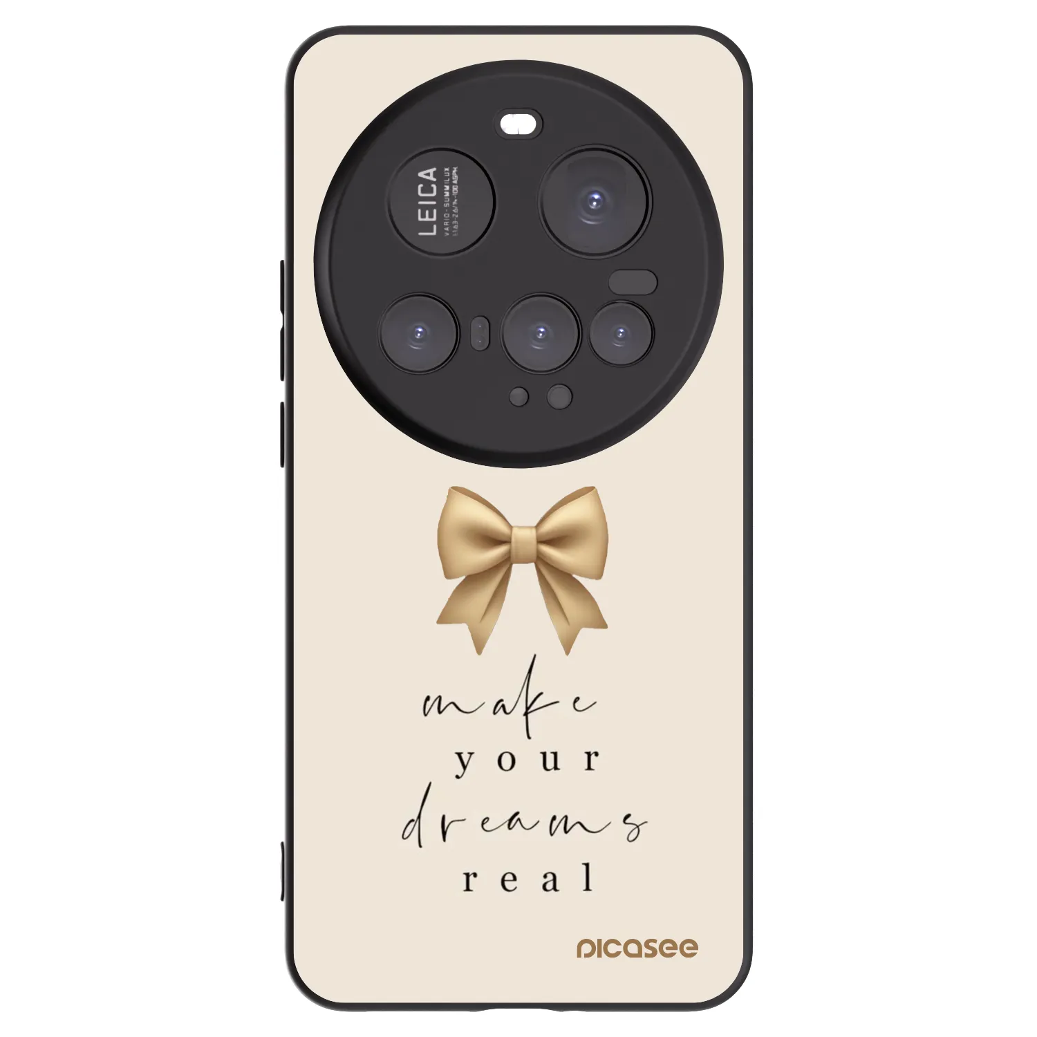 Picasee husă neagră din silicon pentru Xiaomi 15 Ultra - Golden Dream