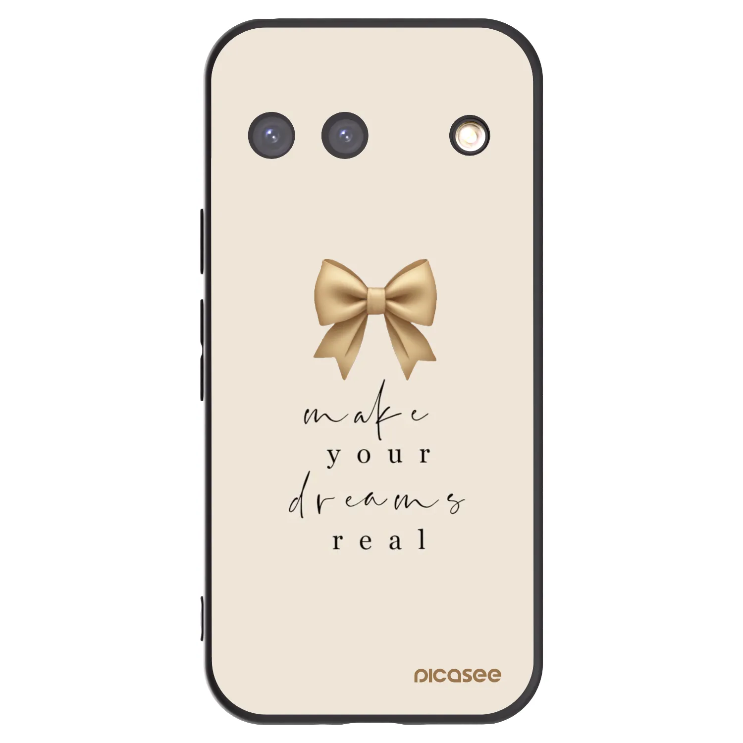Picasee husă neagră din silicon pentru Google Pixel 9 - Golden Dream