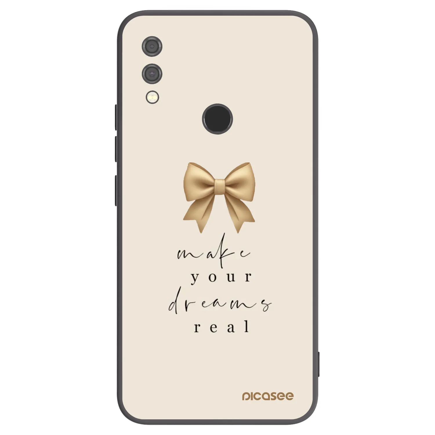 Picasee husă neagră din silicon pentru Xiaomi Redmi Note 7 - Golden Dream