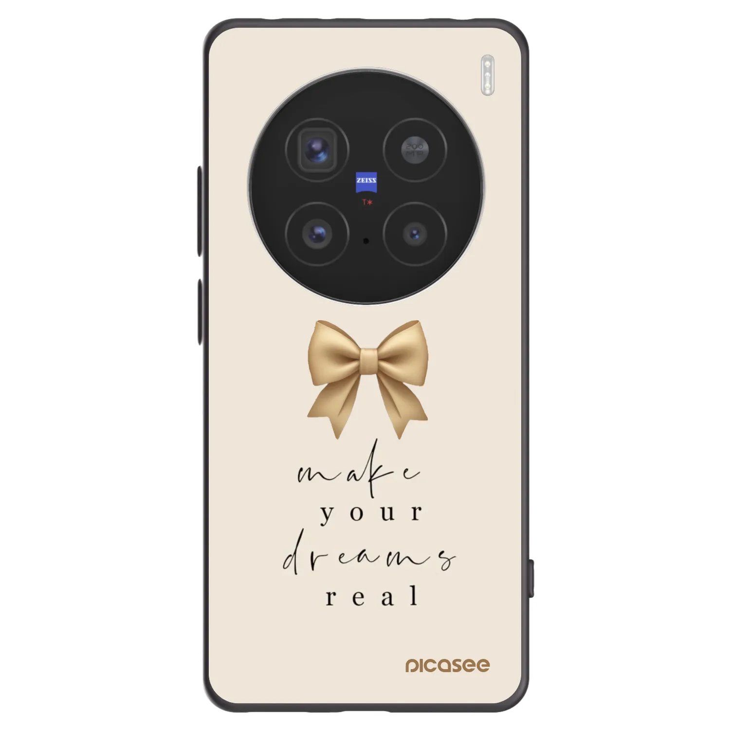 Picasee husă neagră din silicon pentru Vivo X200 Pro - Golden Dream