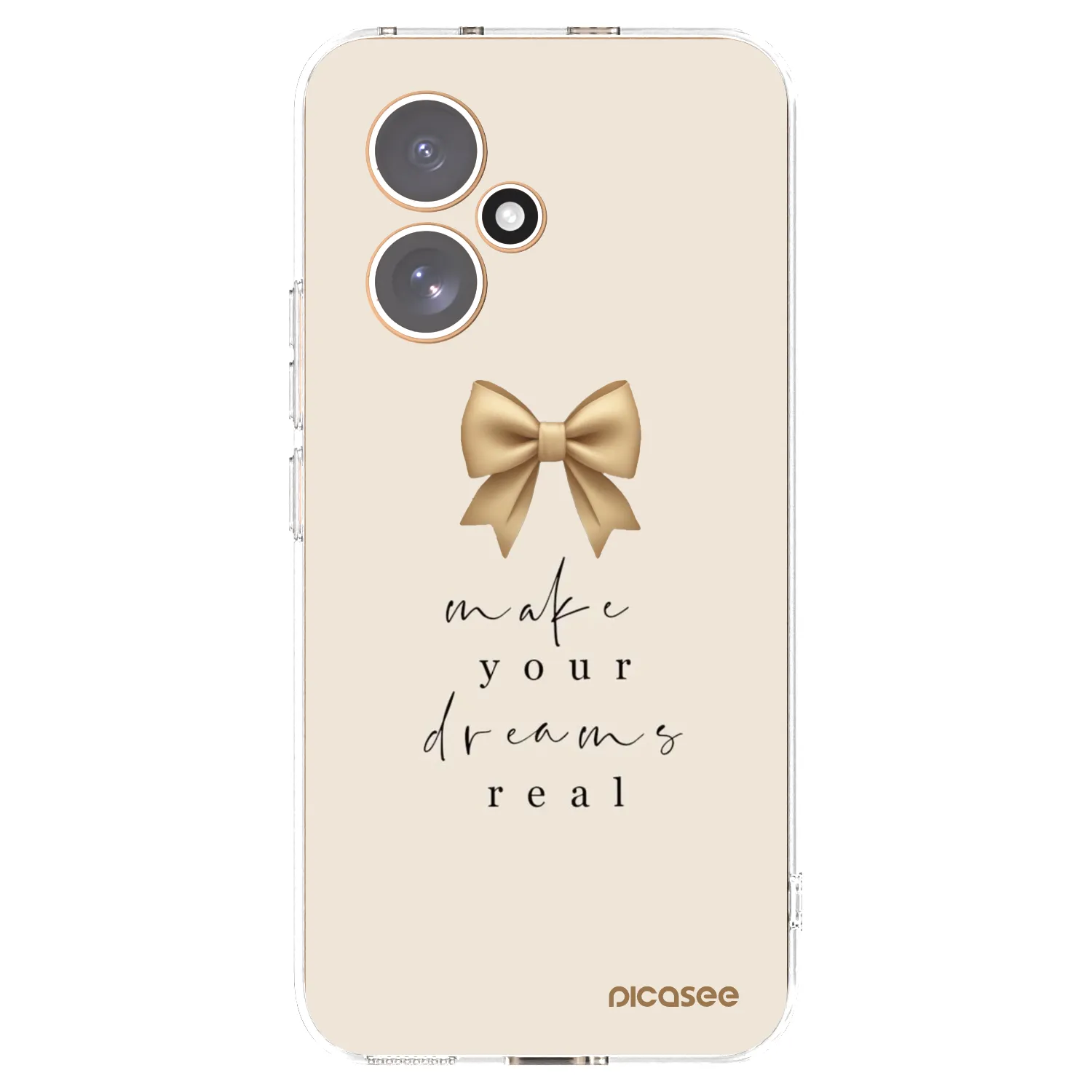 Picasee husă transparentă din silicon pentru Honor 400 5G - Golden Dream