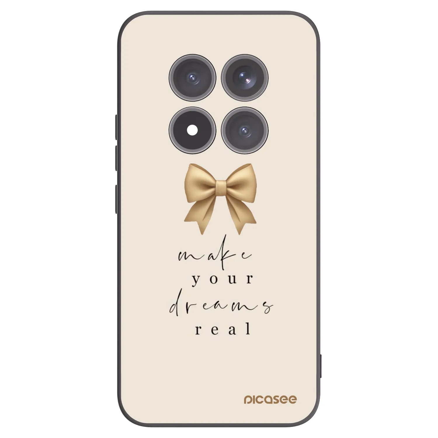 Picasee husă neagră din silicon pentru Xiaomi Redmi Note 15 Pro+ - Golden Dream