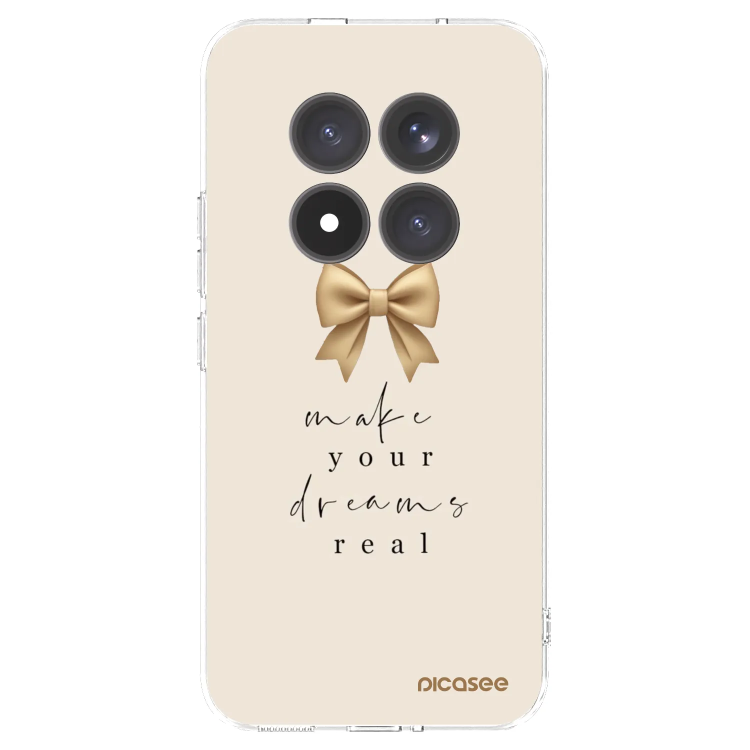 Picasee husă transparentă din silicon pentru Xiaomi Redmi Note 15 Pro+ - Golden Dream