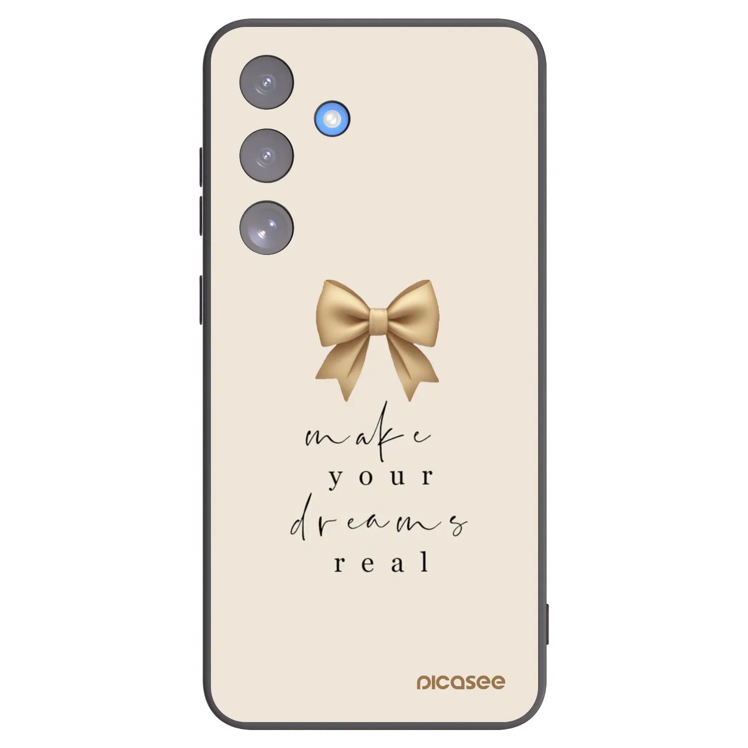Picasee husă neagră din silicon pentru Samsung Galaxy S25 FE 5G - Golden Dream