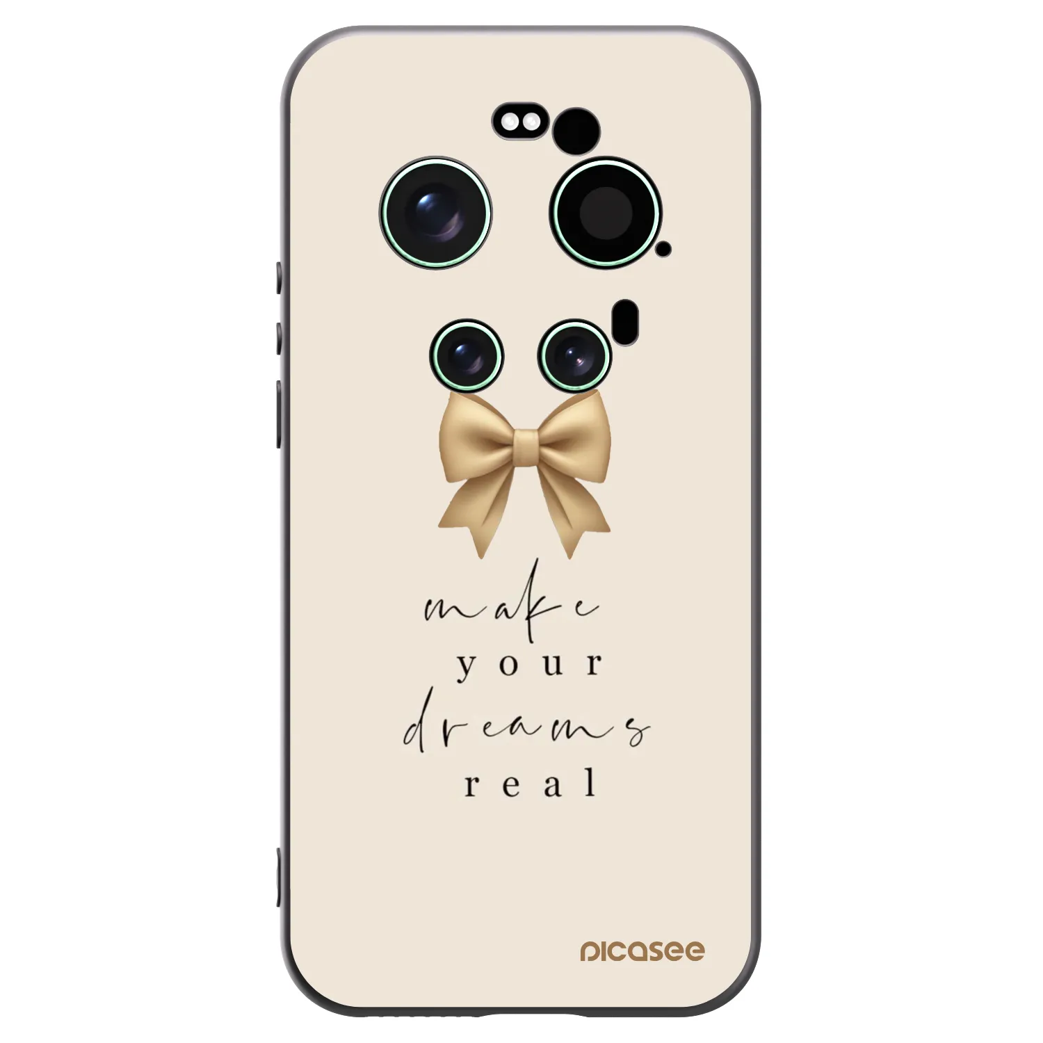 Picasee husă neagră din silicon pentru Xiaomi 17 Ultra - Golden Dream