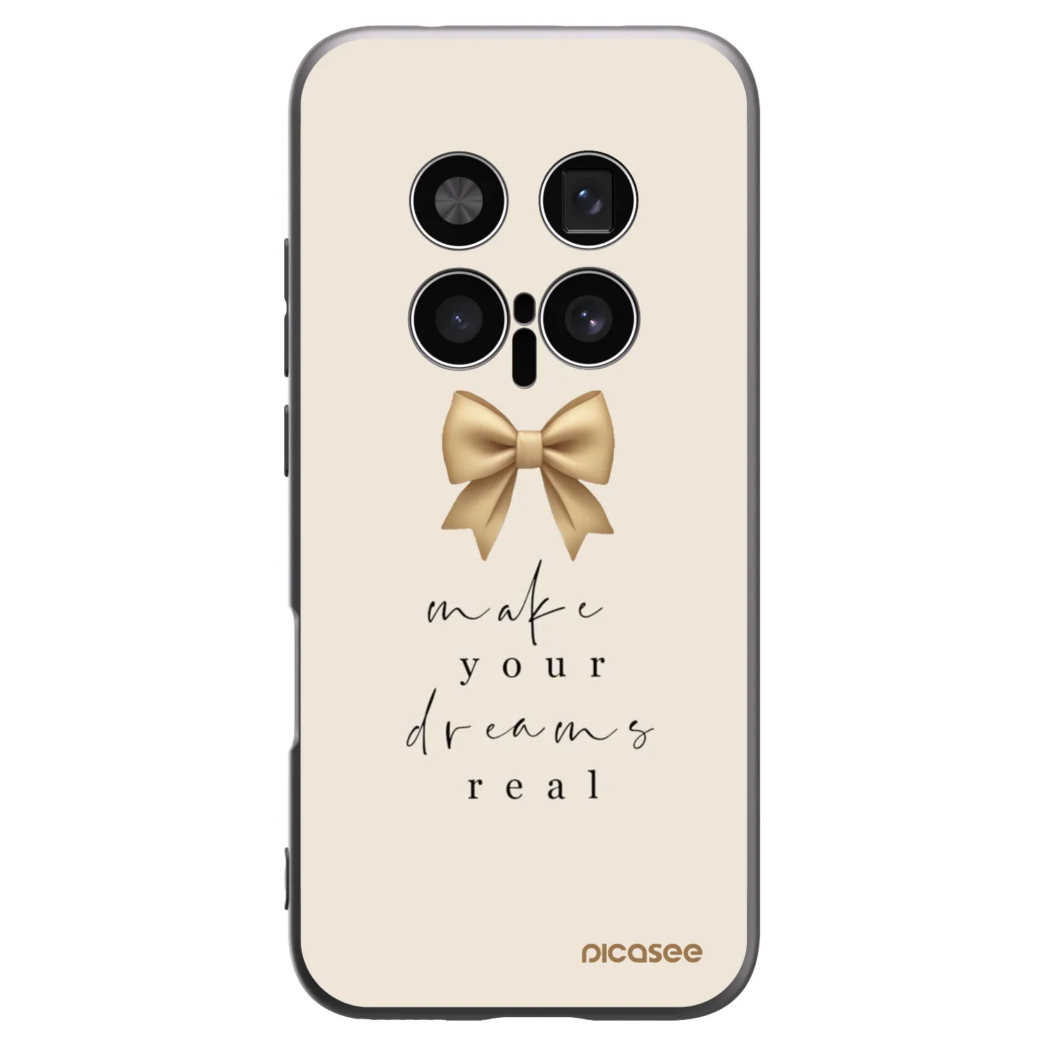 Picasee husă neagră din silicon pentru Honor Magic8 Pro 5G - Golden Dream