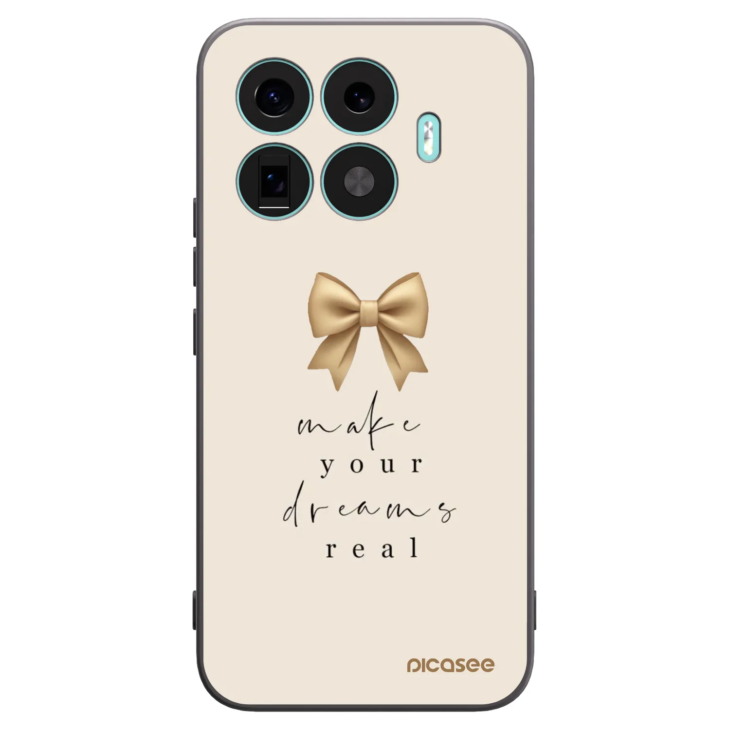 Picasee husă neagră din silicon pentru Xiaomi 17T Pro - Golden Dream