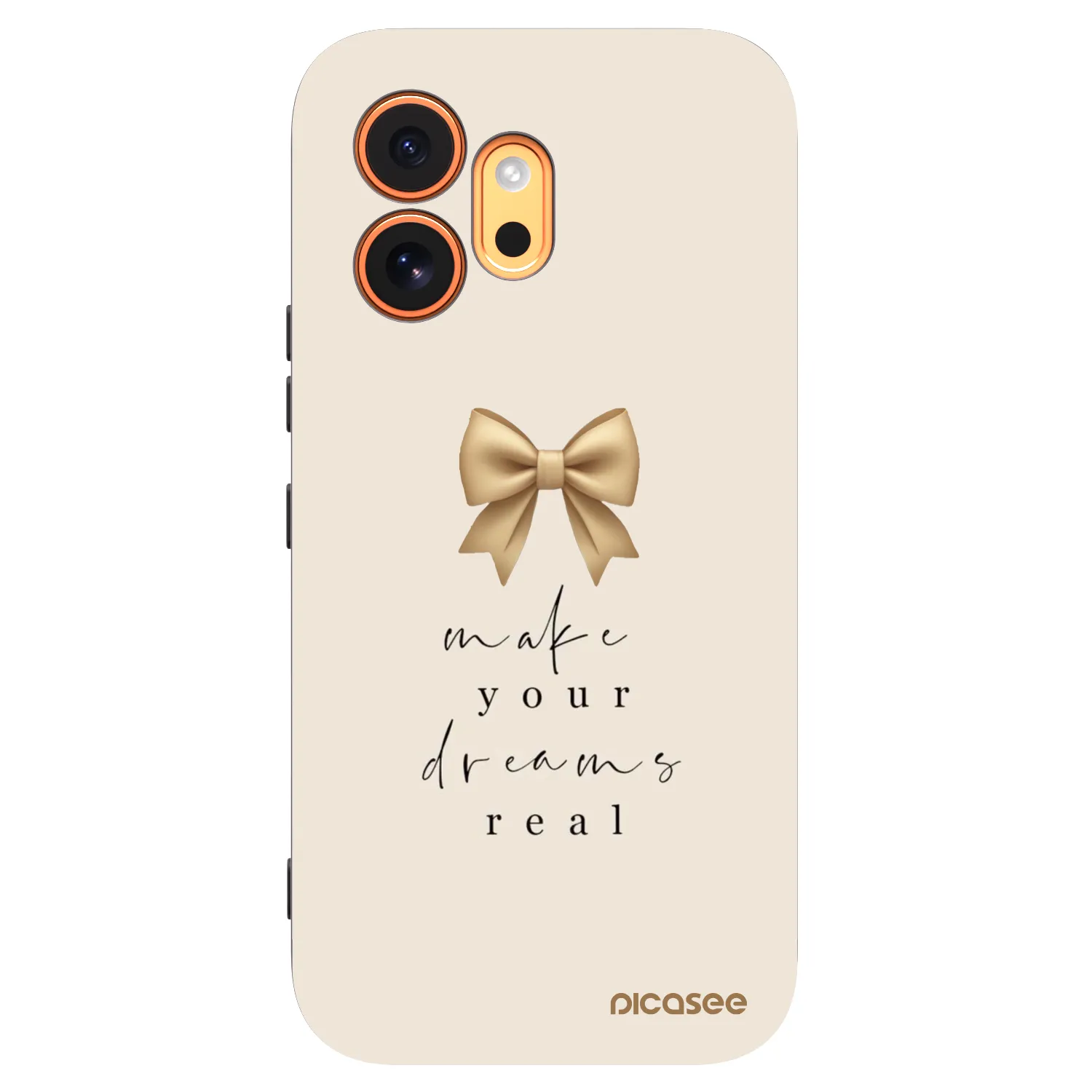 Picasee husă neagră din silicon pentru Honor 600 - Golden Dream