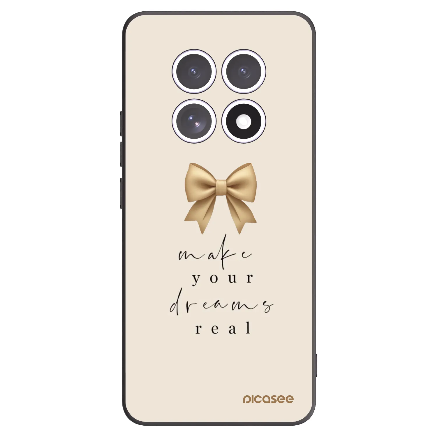 Picasee husă neagră din silicon pentru Xiaomi Redmi Note 15 5G - Golden Dream