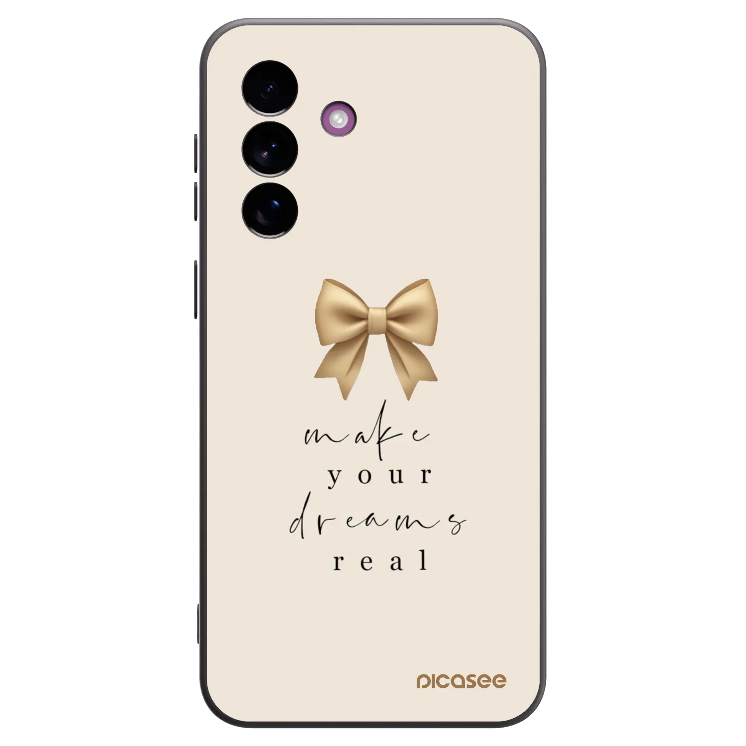 Picasee husă neagră din silicon pentru Samsung Galaxy A37 - Golden Dream