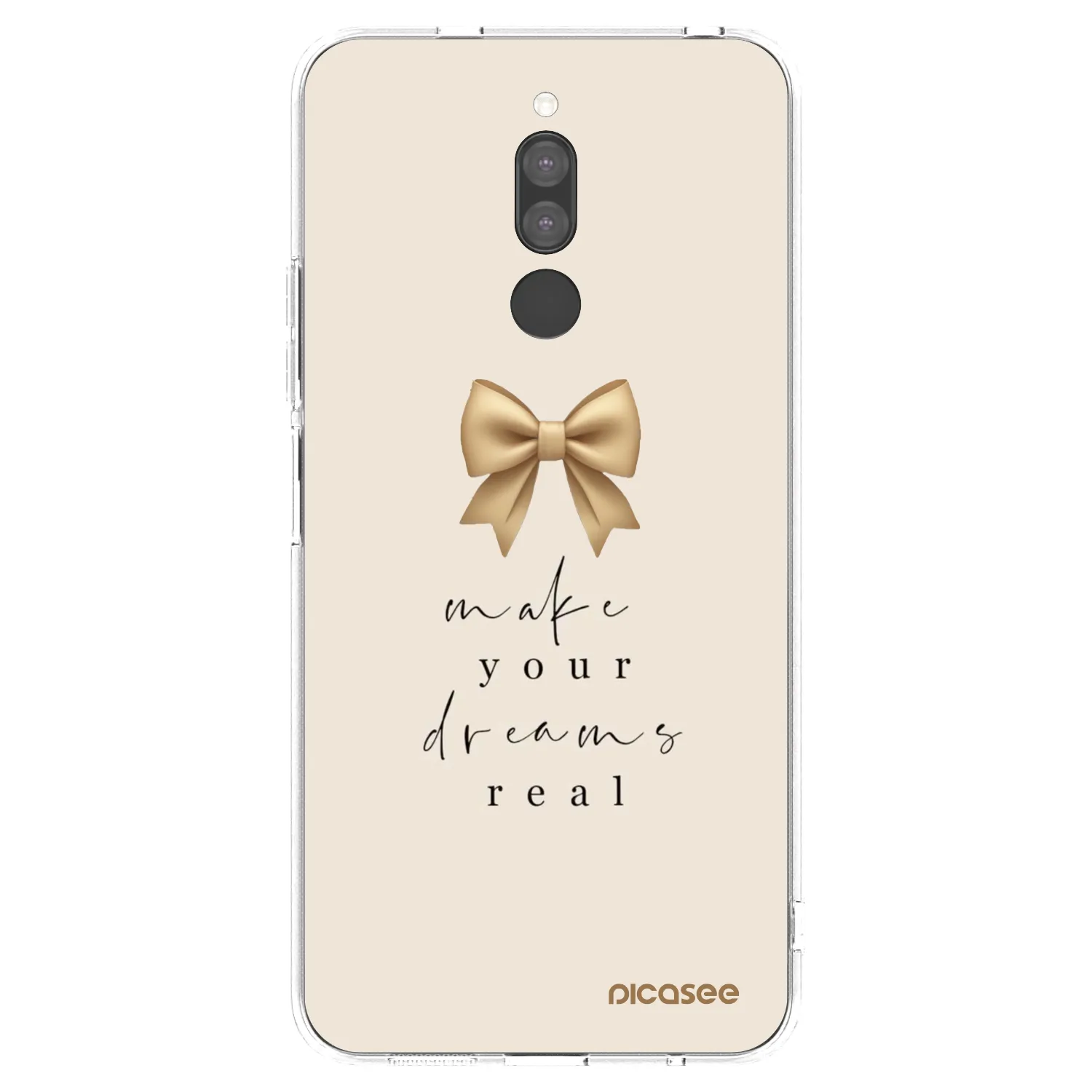 Picasee husă transparentă din silicon pentru Xiaomi Redmi 8 - Golden Dream