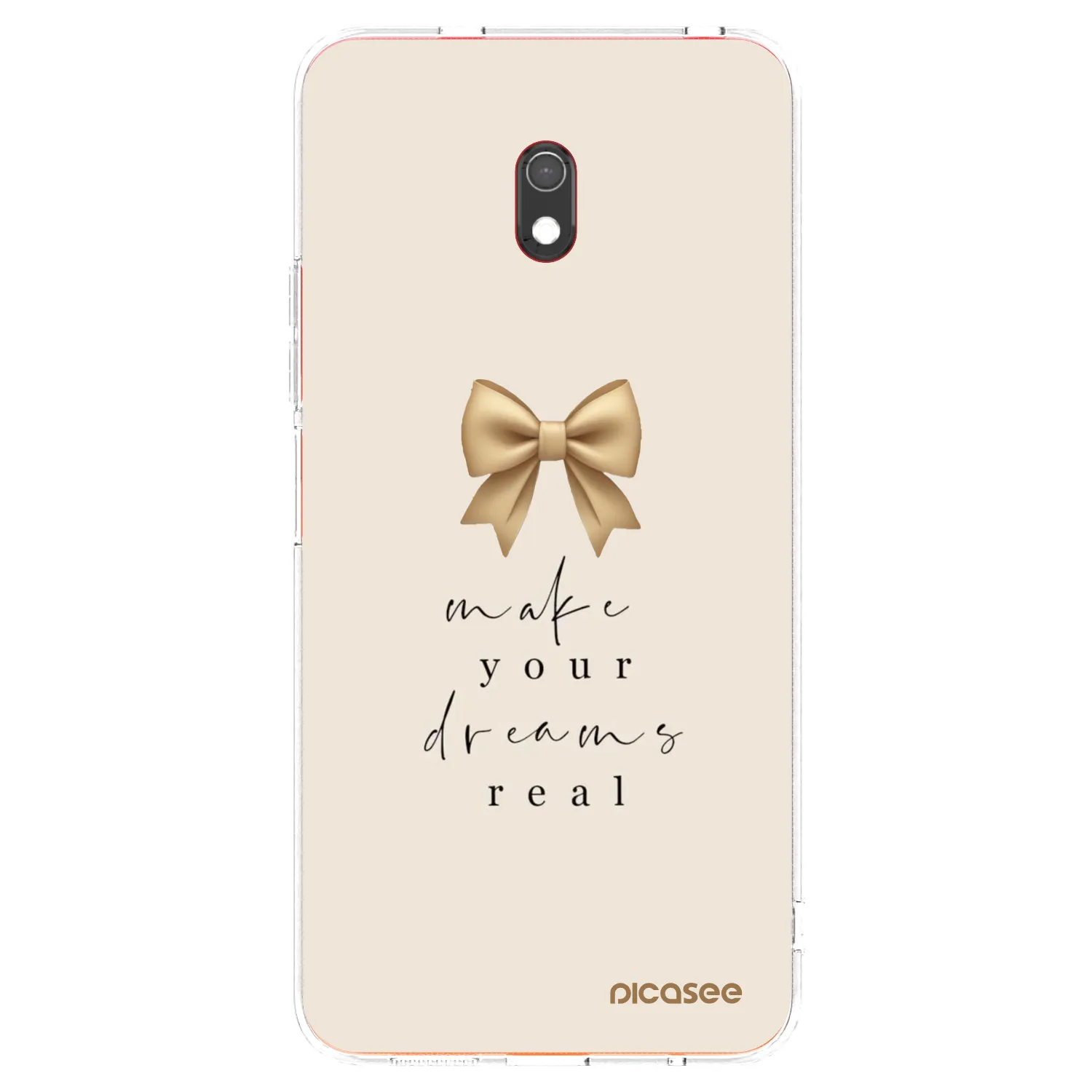 Picasee husă transparentă din silicon pentru Xiaomi Redmi 8A - Golden Dream