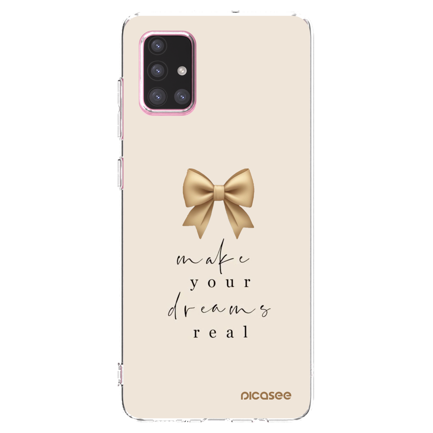 Picasee husă transparentă din silicon pentru Samsung Galaxy A71 A715F - Golden Dream