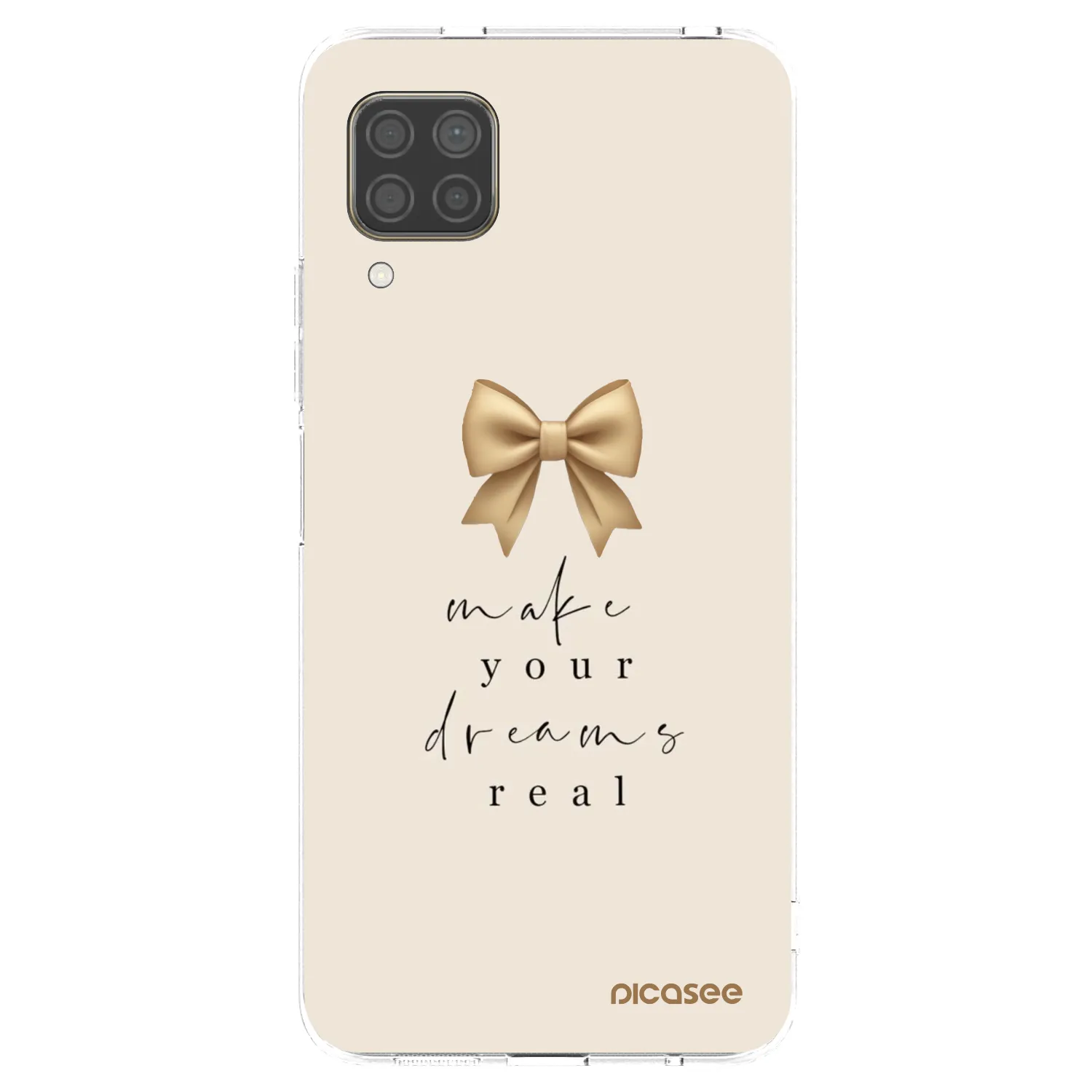 Picasee husă transparentă din silicon pentru Huawei P40 Lite - Golden Dream