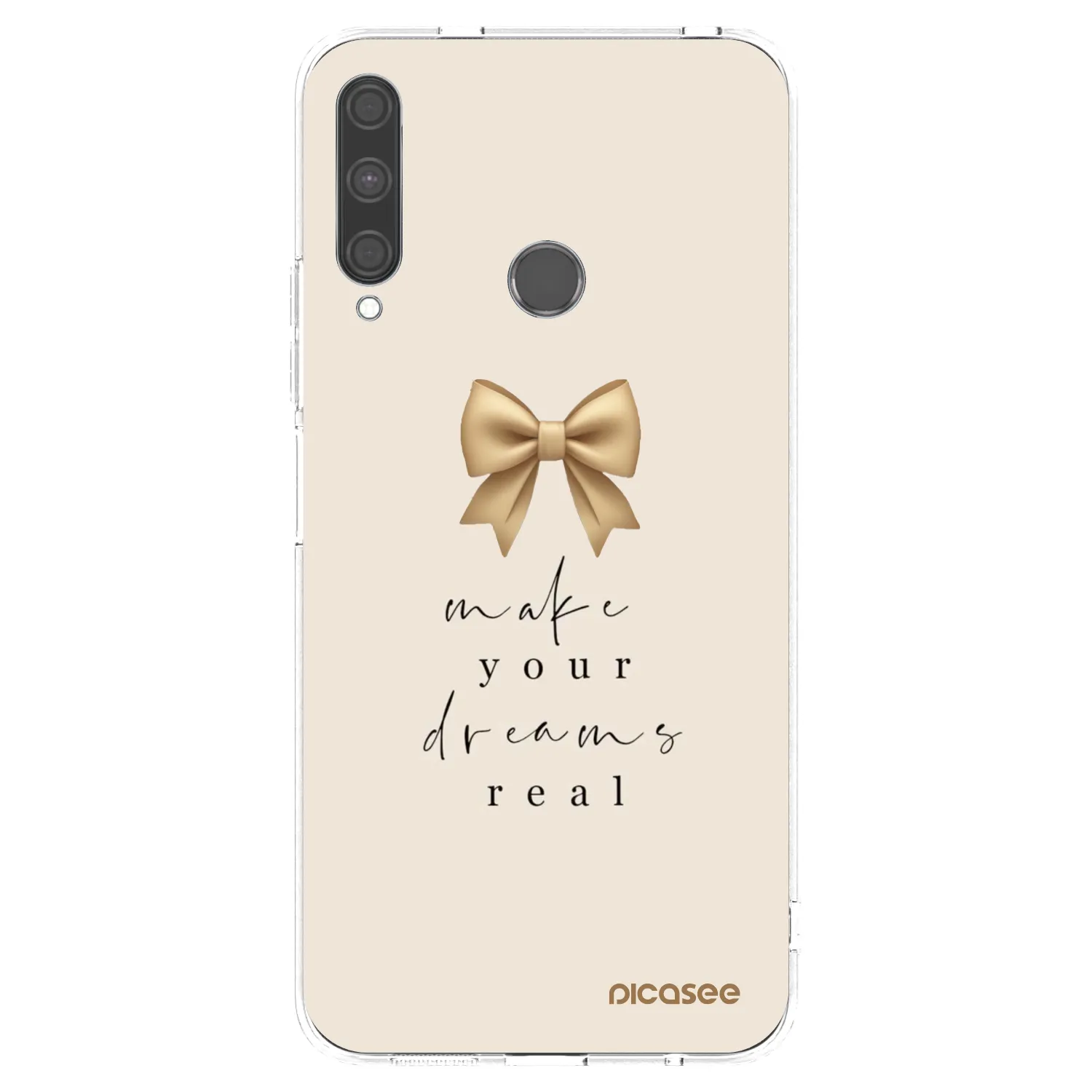 Picasee husă transparentă din silicon pentru Huawei P40 Lite E - Golden Dream