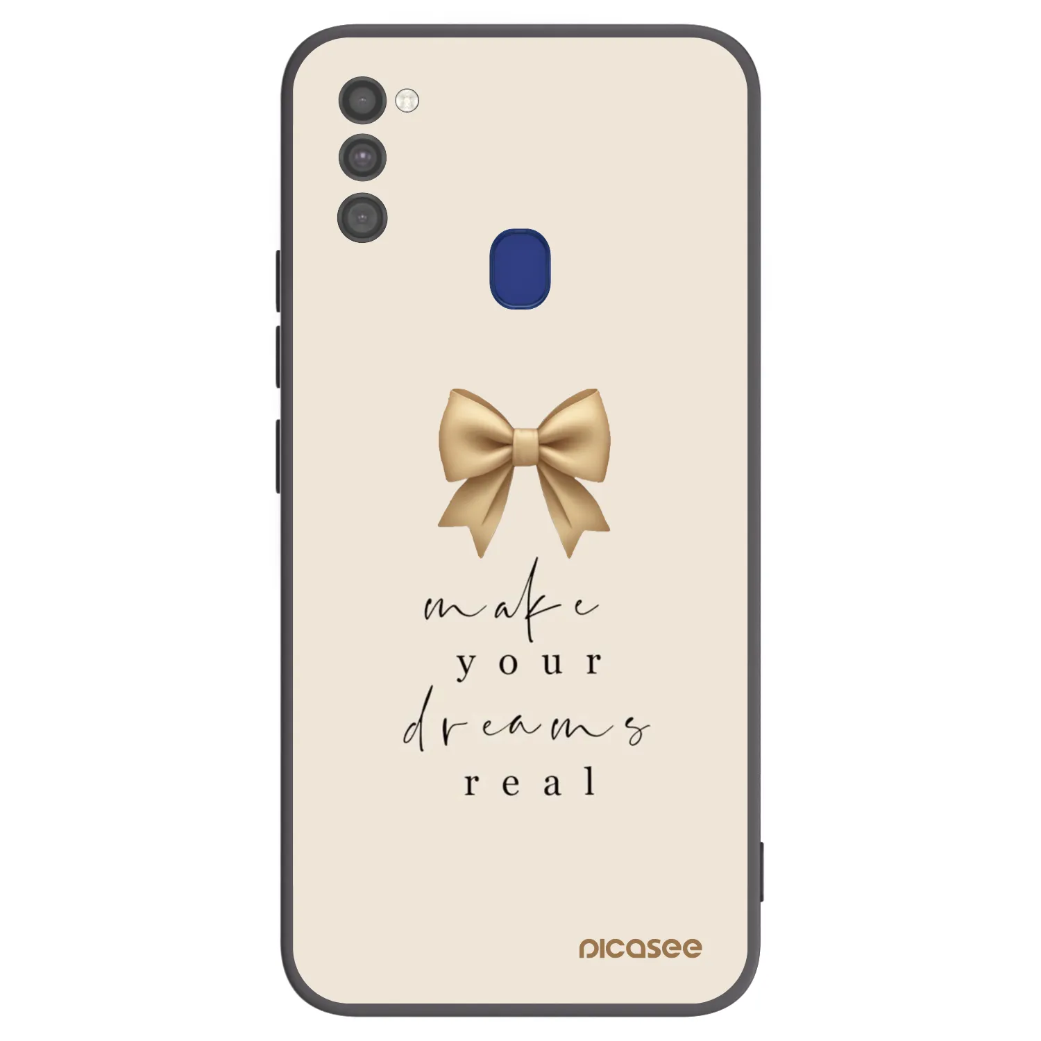 Picasee husă neagră din silicon pentru Samsung Galaxy M21 M215F - Golden Dream