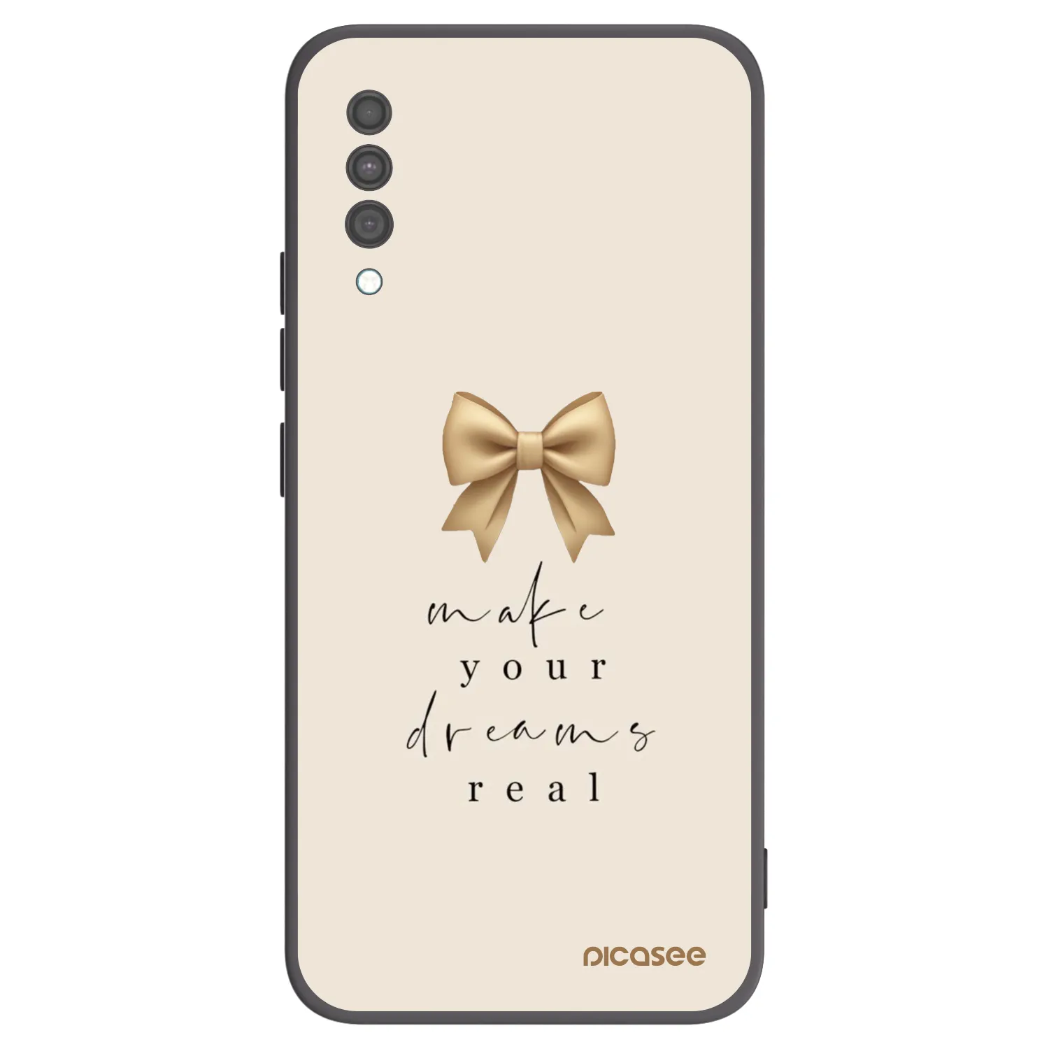 Picasee husă neagră din silicon pentru Samsung Galaxy A30s A307F - Golden Dream