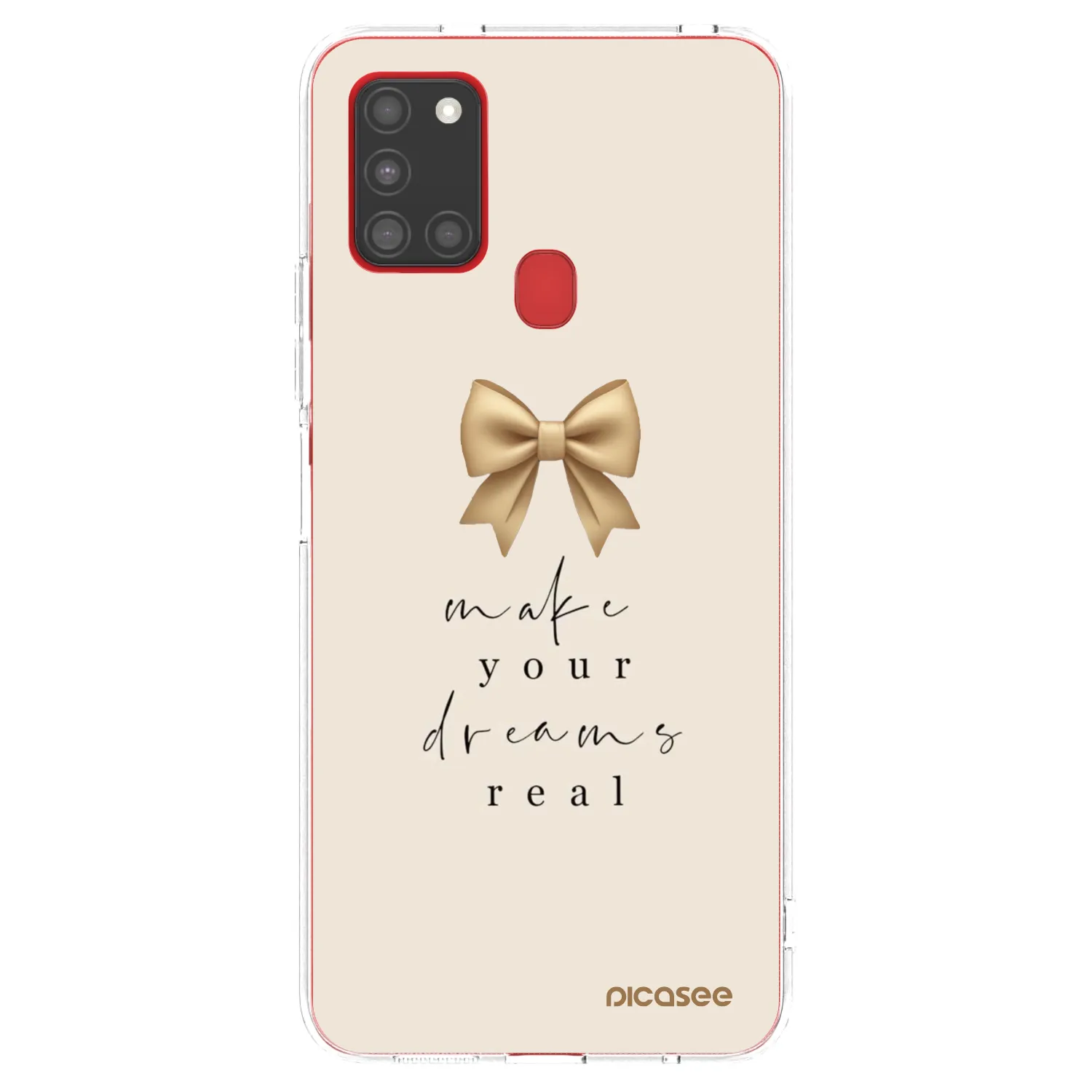 Picasee husă transparentă din silicon pentru Samsung Galaxy A21s - Golden Dream
