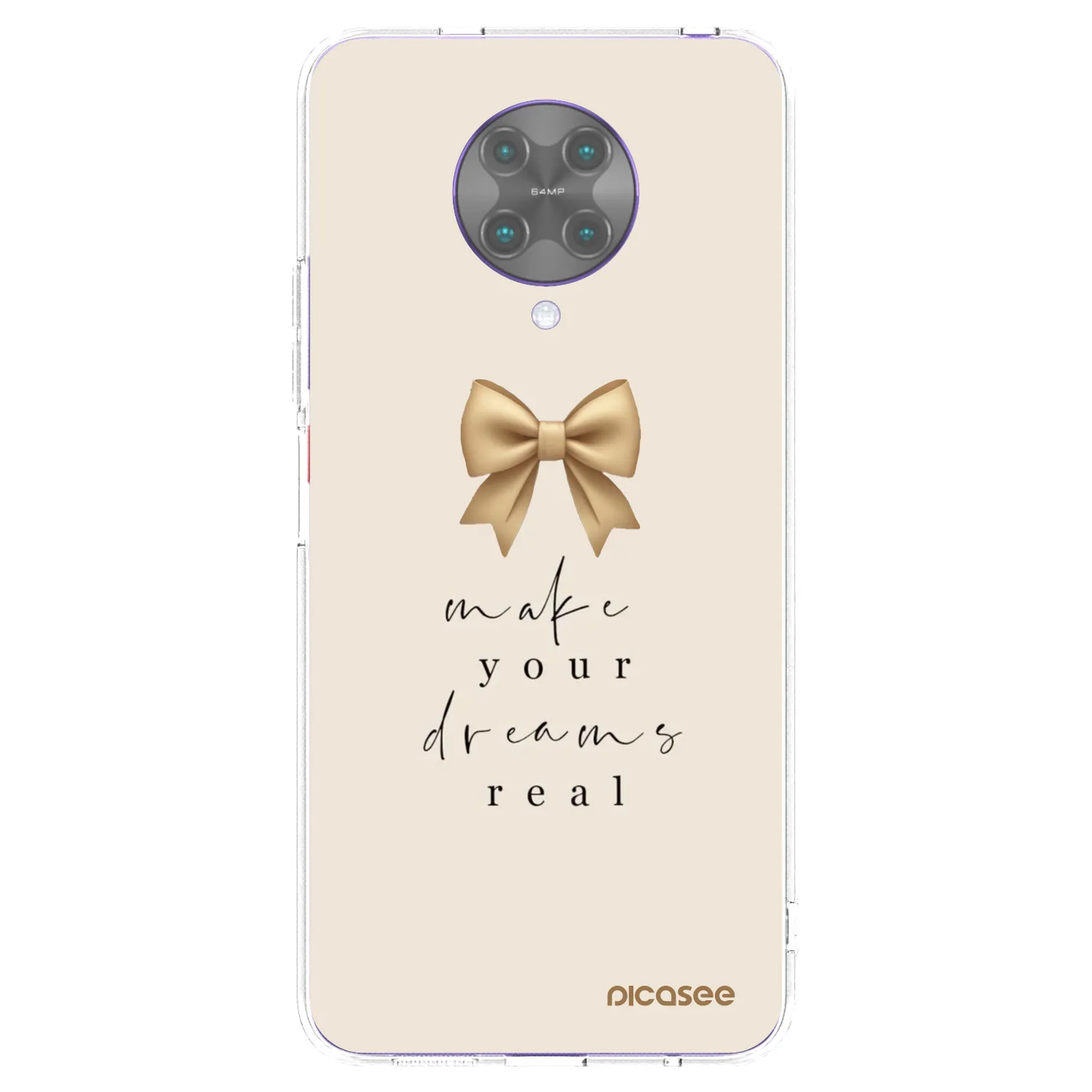 Picasee husă transparentă din silicon pentru Xiaomi Poco F2 Pro - Golden Dream