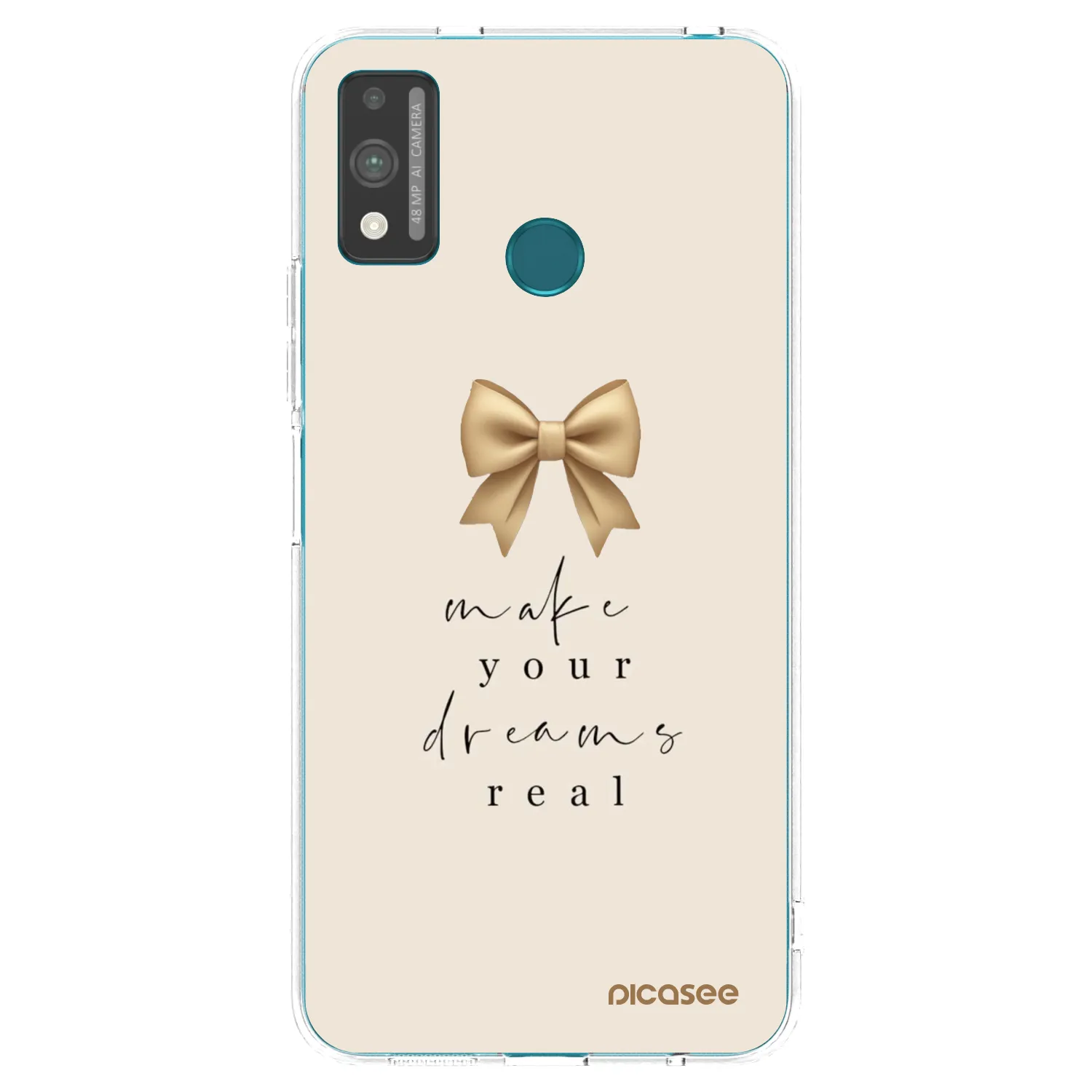 Picasee husă transparentă din silicon pentru Honor 9X Lite - Golden Dream