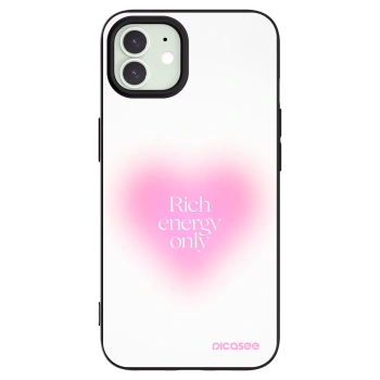 Picasee husă neagră din silicon pentru Apple iPhone 12 - Rich Energy