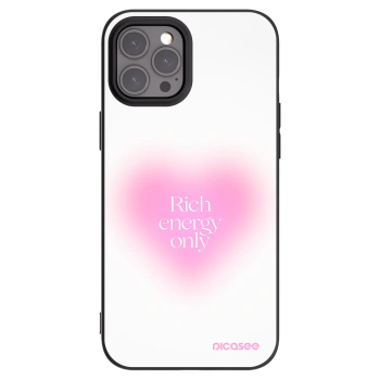 Picasee husă neagră din silicon pentru Apple iPhone 12 Pro Max - Rich Energy