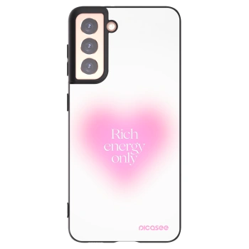 Picasee husă neagră din silicon pentru Samsung Galaxy S21 5G G991B - Rich Energy