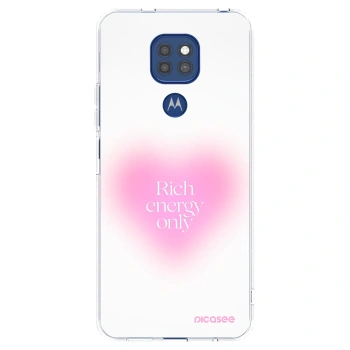 Picasee husă transparentă din silicon pentru Motorola Moto G9 Play - Rich Energy