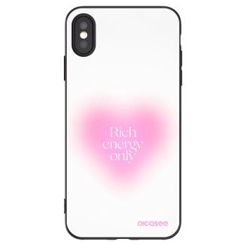Picasee husă neagră din silicon pentru Apple iPhone XS Max - Rich Energy