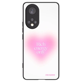 Picasee husă neagră din silicon pentru Honor 50 5G - Rich Energy