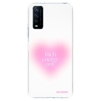 Picasee husă transparentă din silicon pentru Vivo Y11s - Rich Energy