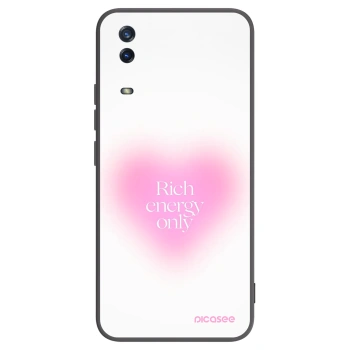 Picasee husă neagră din silicon pentru Vivo Y11s - Rich Energy