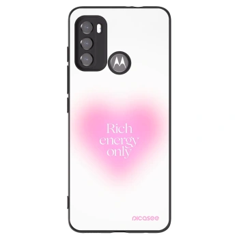Picasee husă neagră din silicon pentru Motorola Moto G60 - Rich Energy