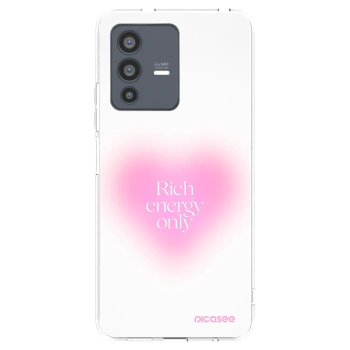 Picasee husă transparentă din silicon pentru Vivo V23 5G - Rich Energy
