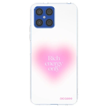 Picasee husă transparentă din silicon pentru Honor X8 4G - Rich Energy