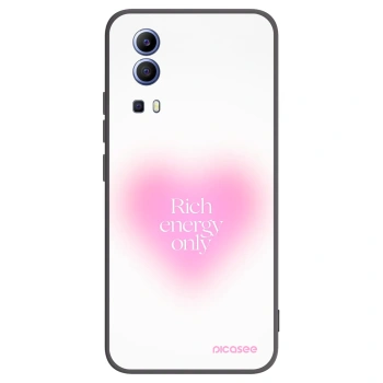 Picasee husă neagră din silicon pentru Vivo Y52 5G - Rich Energy