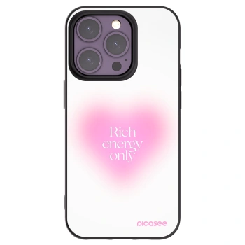 Picasee husă neagră din silicon pentru Apple iPhone 14 Pro - Rich Energy