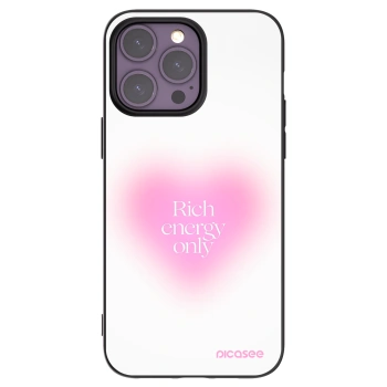 Picasee husă neagră din silicon pentru Apple iPhone 14 Pro Max - Rich Energy