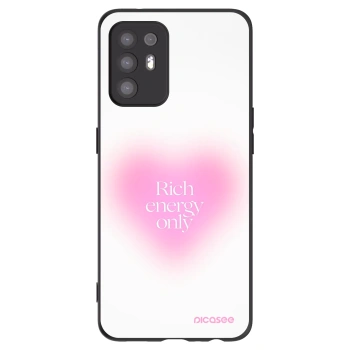 Picasee husă neagră din silicon pentru OPPO A94 5G - Rich Energy