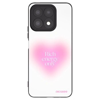 Picasee husă neagră din silicon pentru Honor X8a - Rich Energy