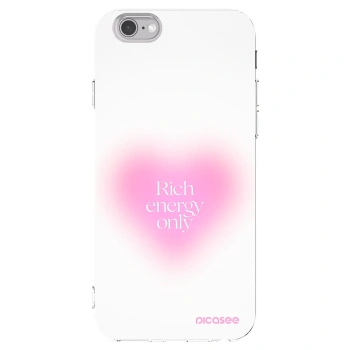 Picasee husă transparentă din silicon pentru Apple iPhone 6/6S - Rich Energy